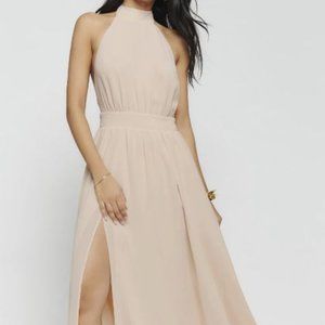 REFORMATION - ANDEE DRESS - CHAMPAGNE - SIZE 6